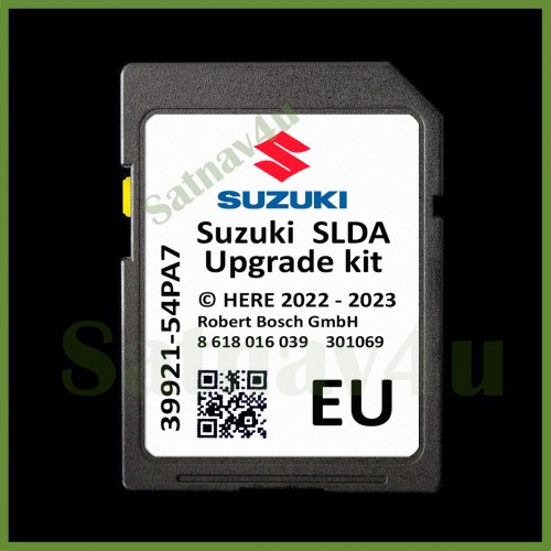 SUZUKI SLDA Navigation SD Card Update Europe and UK 2022 -